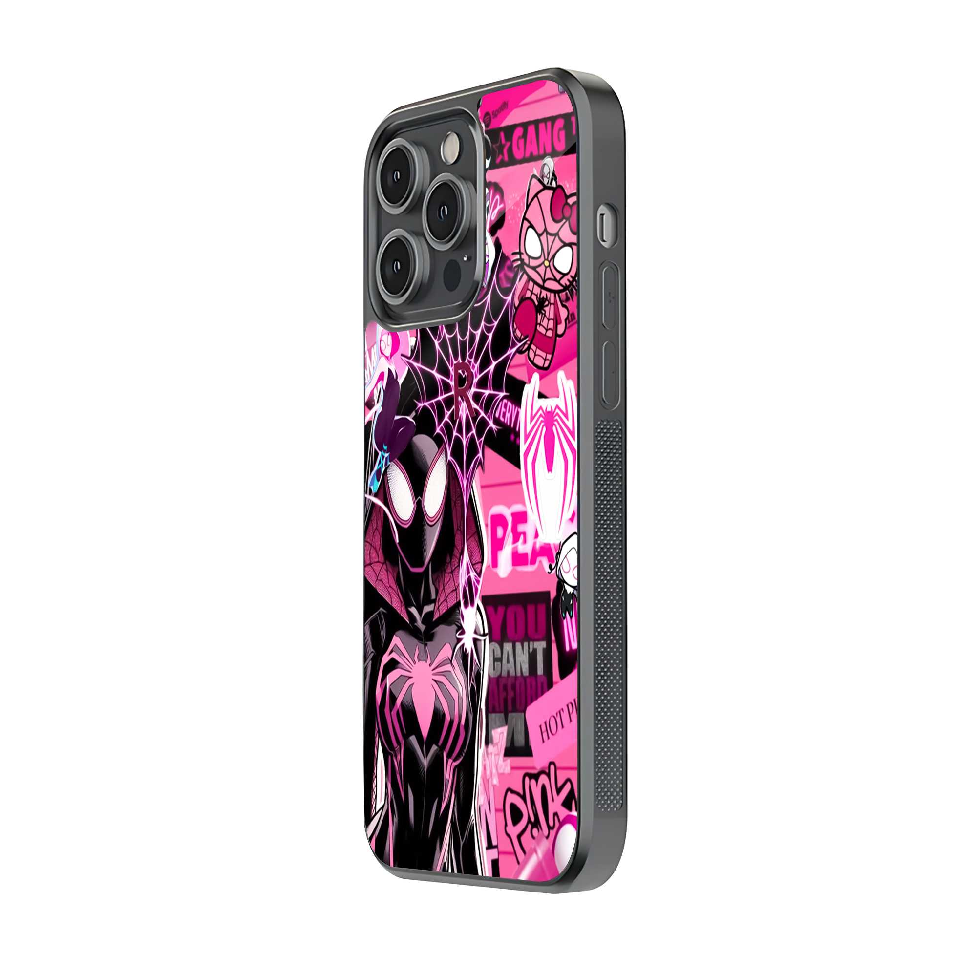Pink Web Rush Glass Case Secondary image