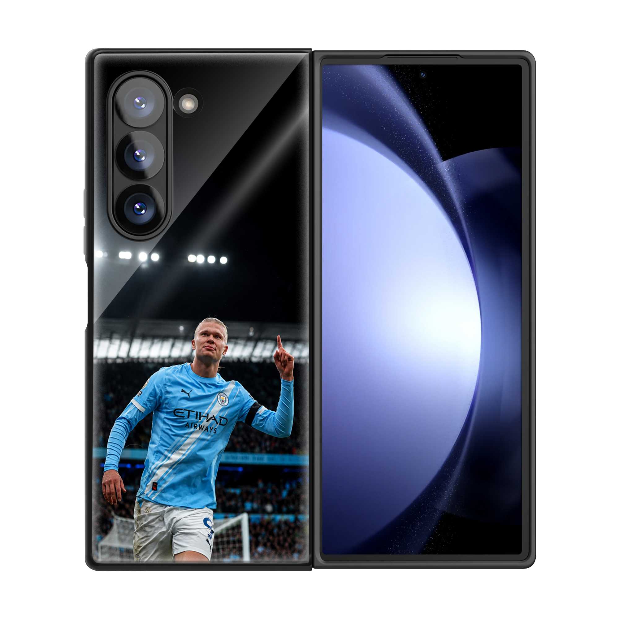 Goal Hunter Samsung Z Fold Glass Case