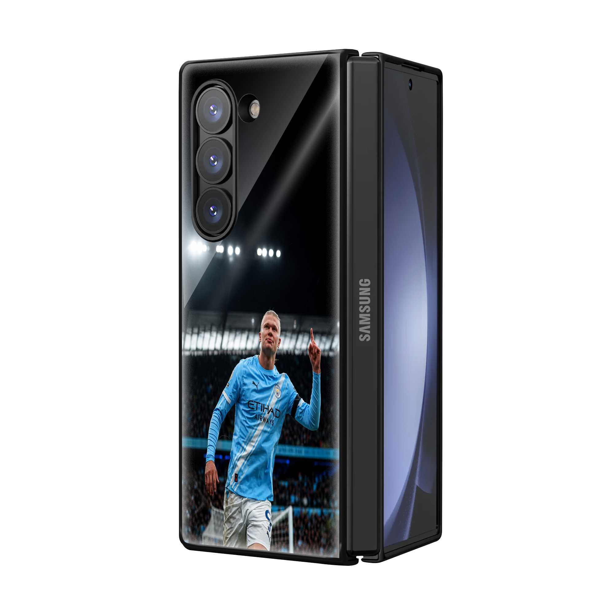 Goal Hunter Samsung Z Fold Glass Case