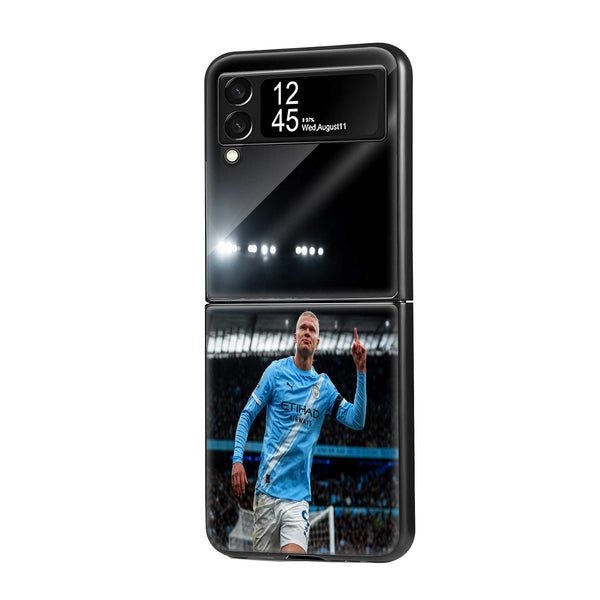 Goal Hunter Samsung Z Flip Glass Case