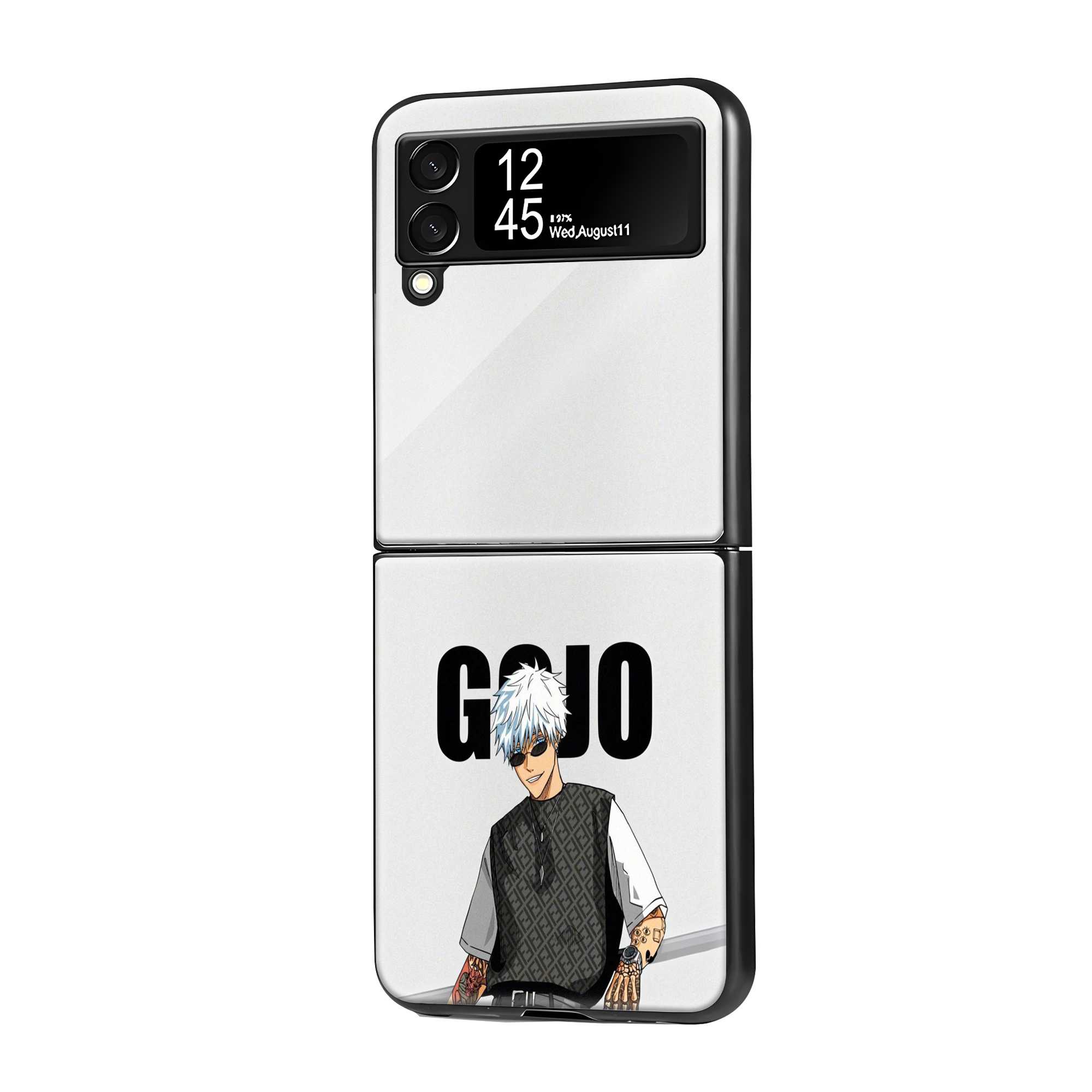 Gojo Mode Samsung Z Flip Glass Case