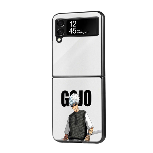 Gojo Mode Samsung Z Flip Glass Case