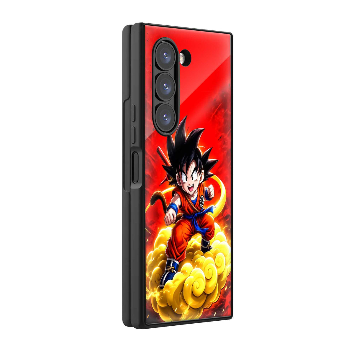 Goku Fire Dragon Samsung Z Fold Glass Case