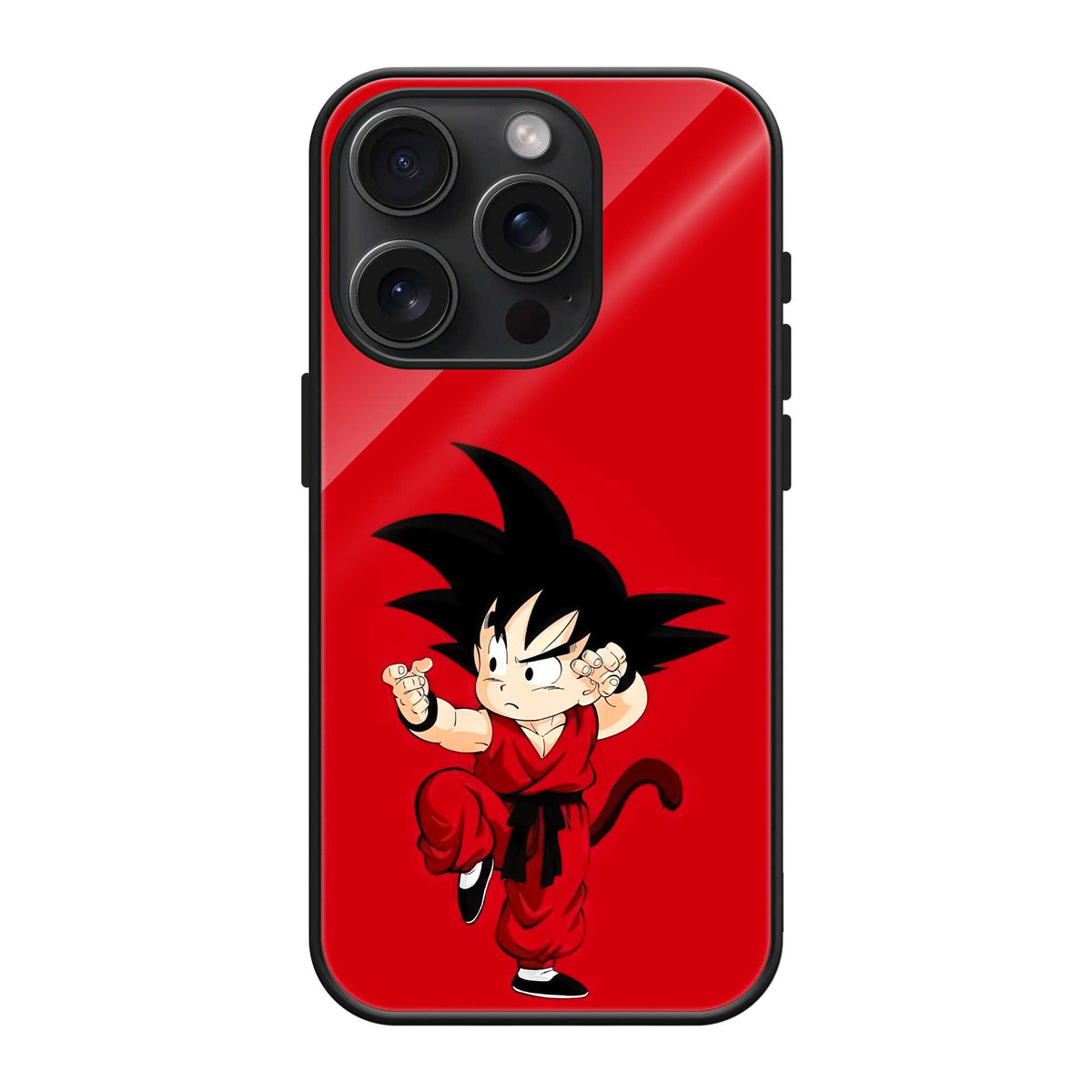 Goku Red Edition Glass Case