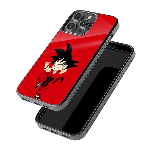 Goku Red Edition Glass Case