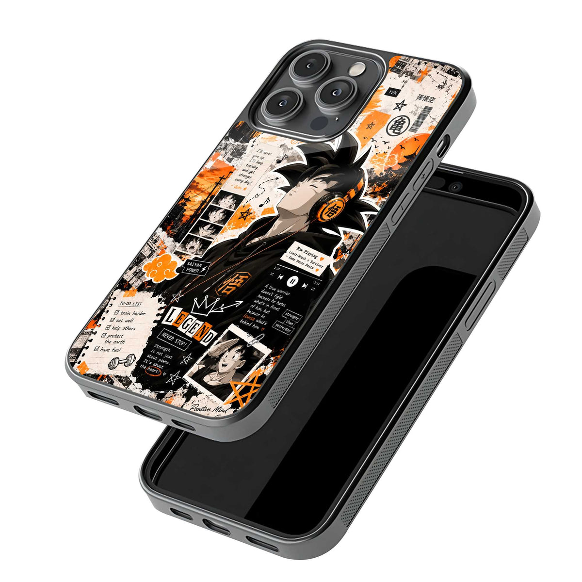 Goku Saiyan Beats Glass Case