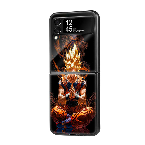 Goku Zen Samsung Z Flip Glass Case