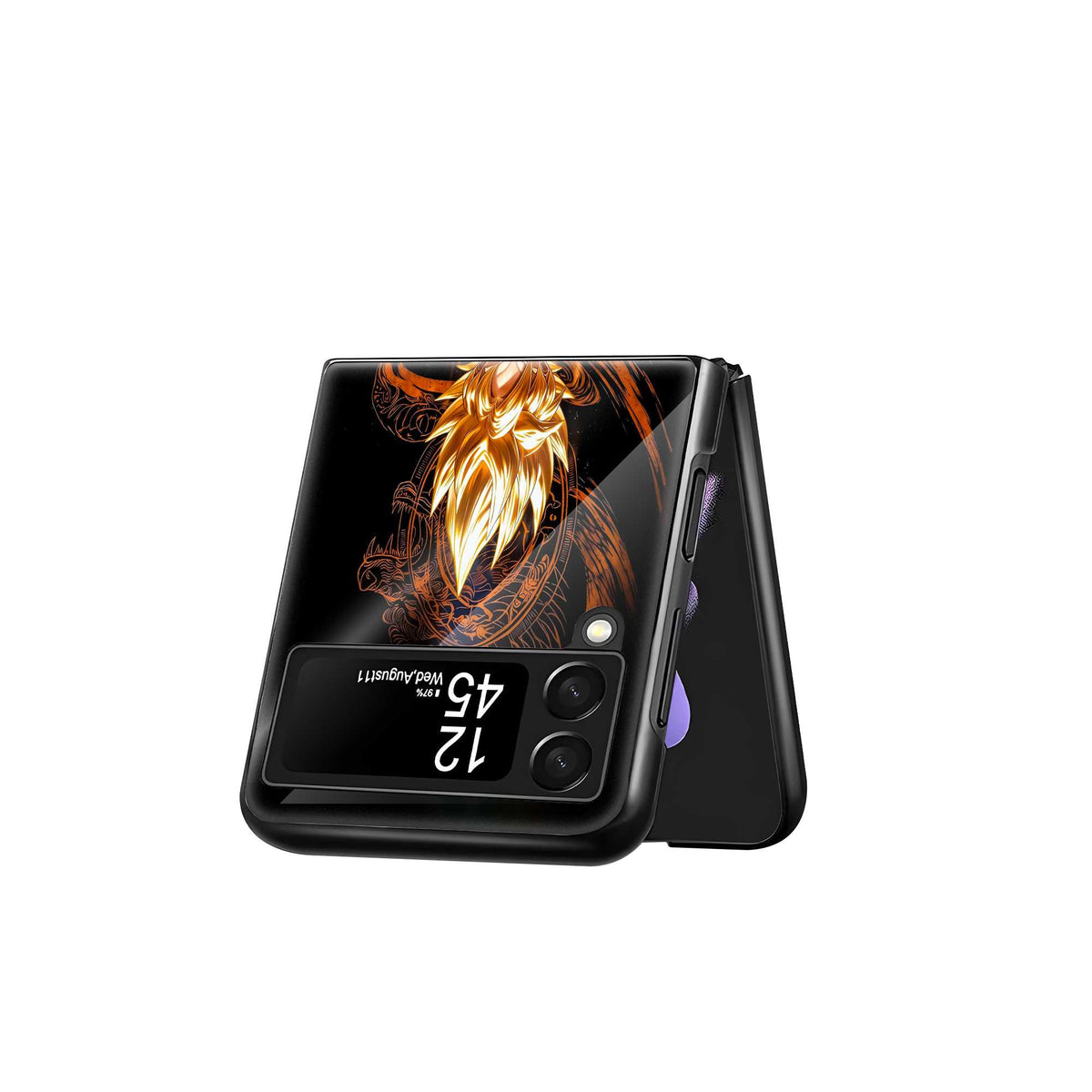 Goku Zen Samsung Z Flip Glass Case