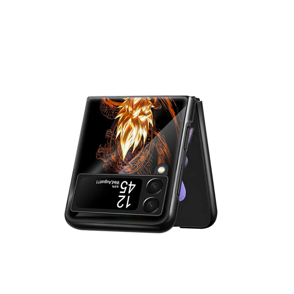 Goku Zen Samsung Z Flip Glass Case