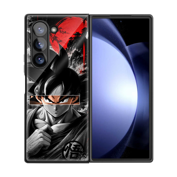 Goku's Killer Eyes Samsung Z Fold Glass Case