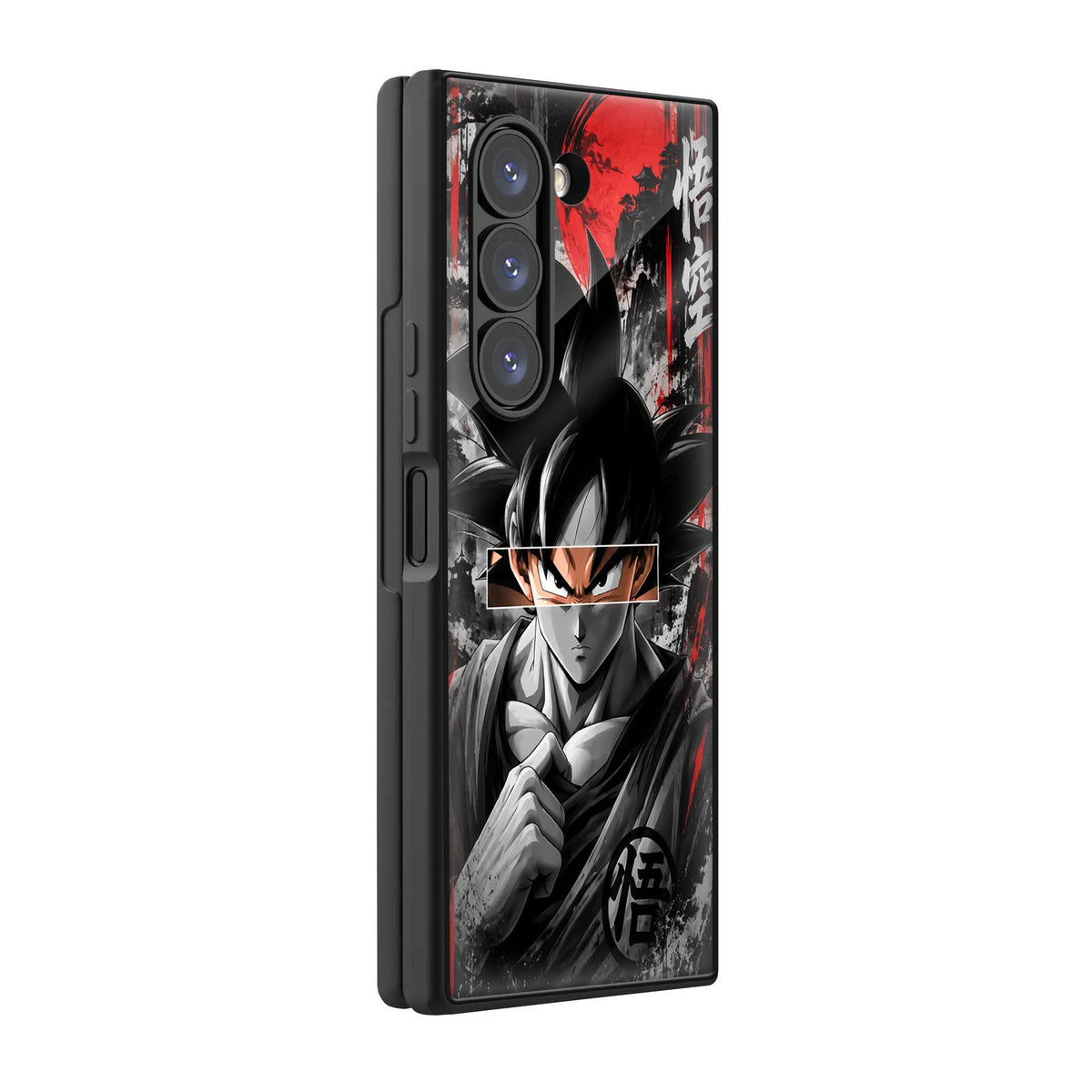 Goku's Killer Eyes Samsung Z Fold Glass Case