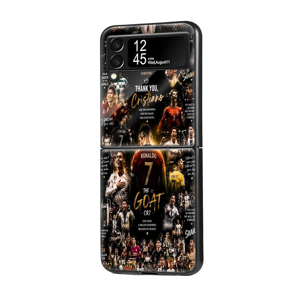 Golden Legacy Samsung Z Flip Glass Case