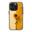 Golden Sunflower Glass Case