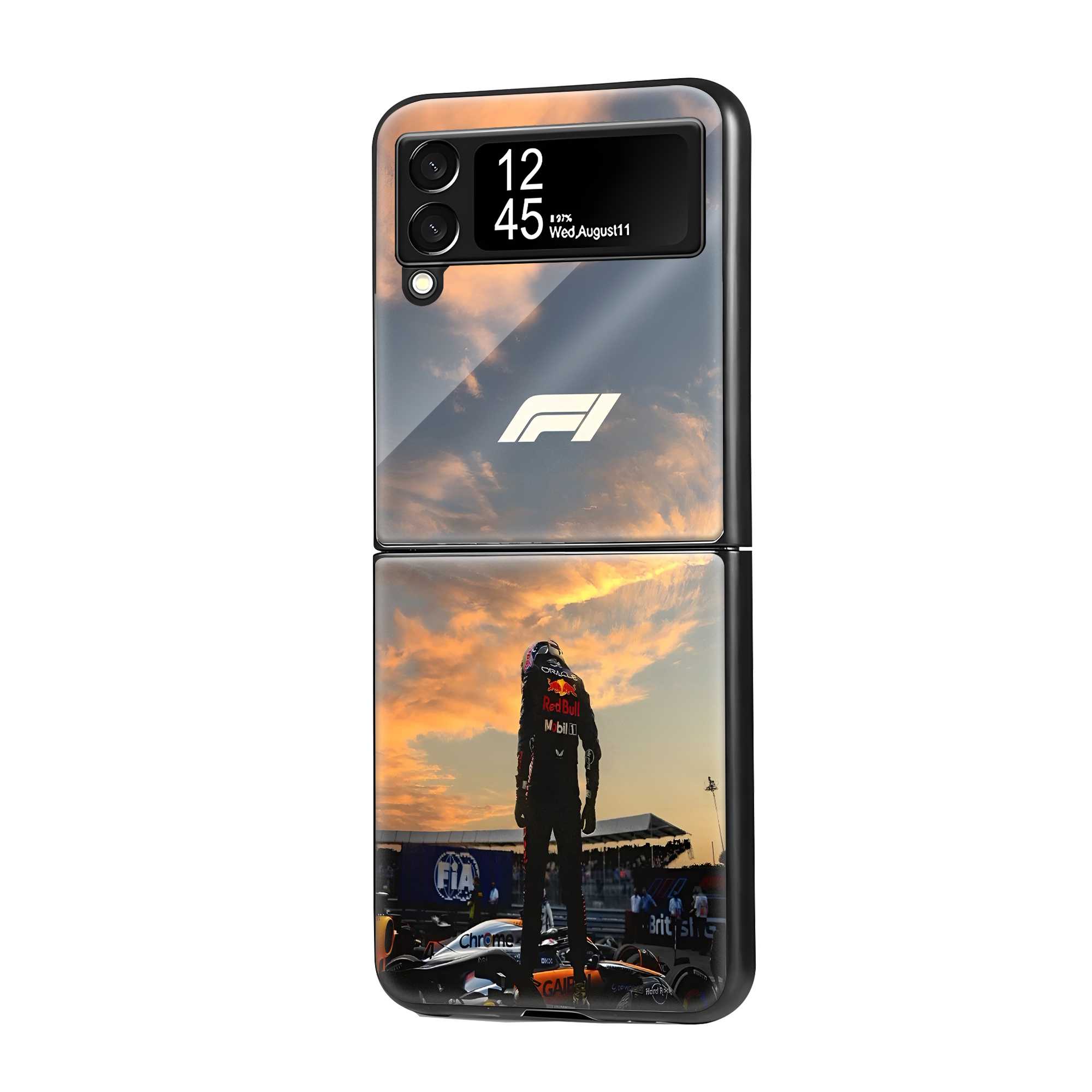 Golden Apex Samsung Z Flip Glass Case