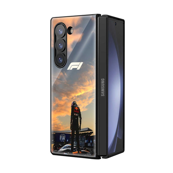 Golden Apex Samsung Z Fold Glass Case