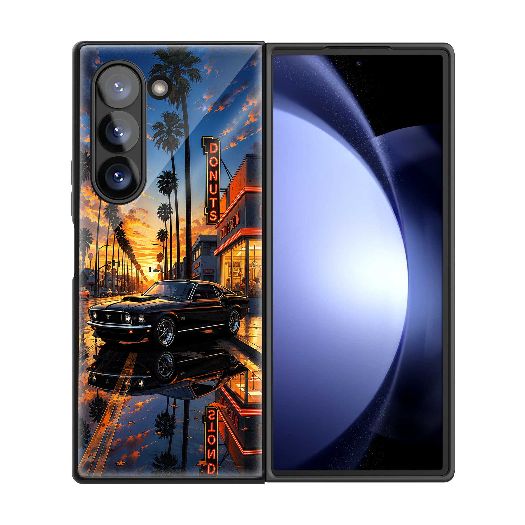 Golden Era Samsung Z Fold Glass Case