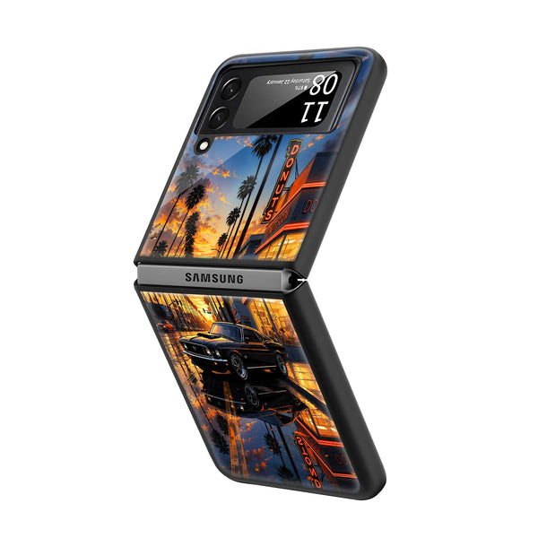 Golden Era Samsung Z Flip Glass Case