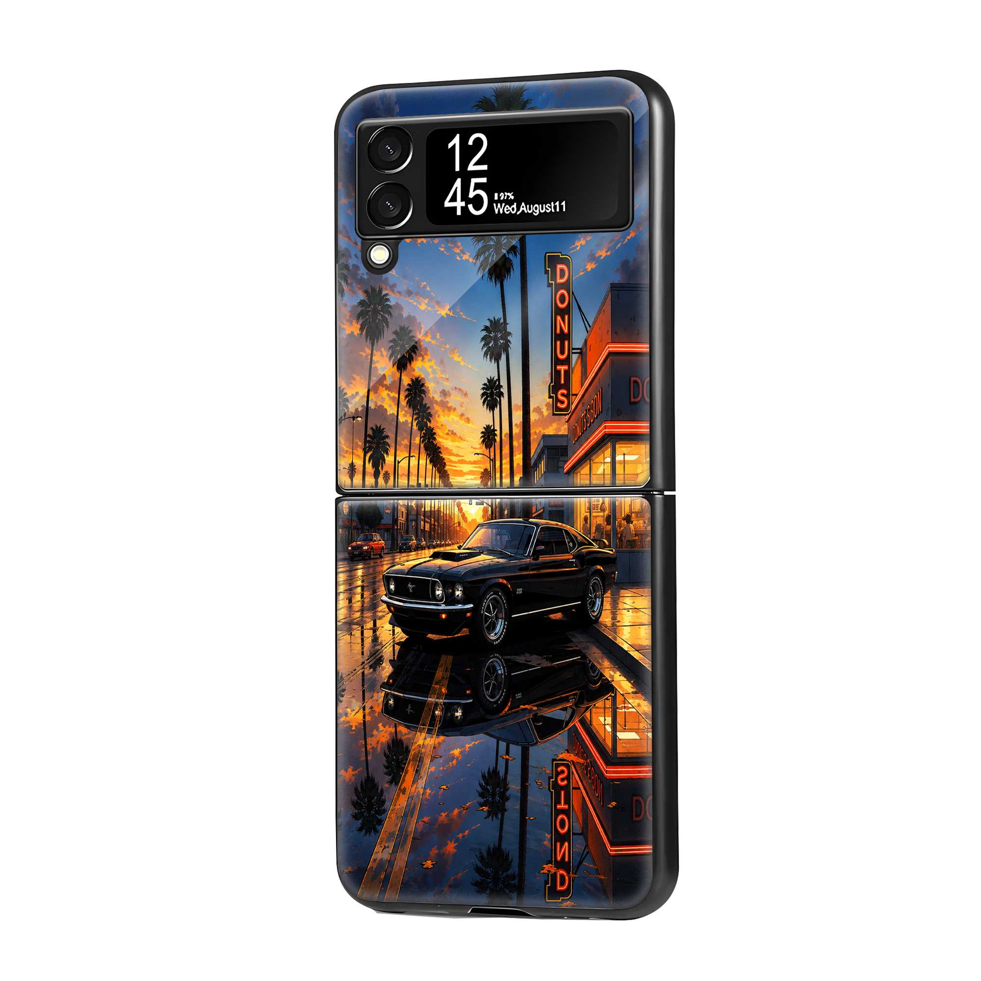 Golden Era Samsung Z Flip Glass Case
