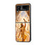 Golden Hanuman Bhakti Samsung Z Flip Glass Case