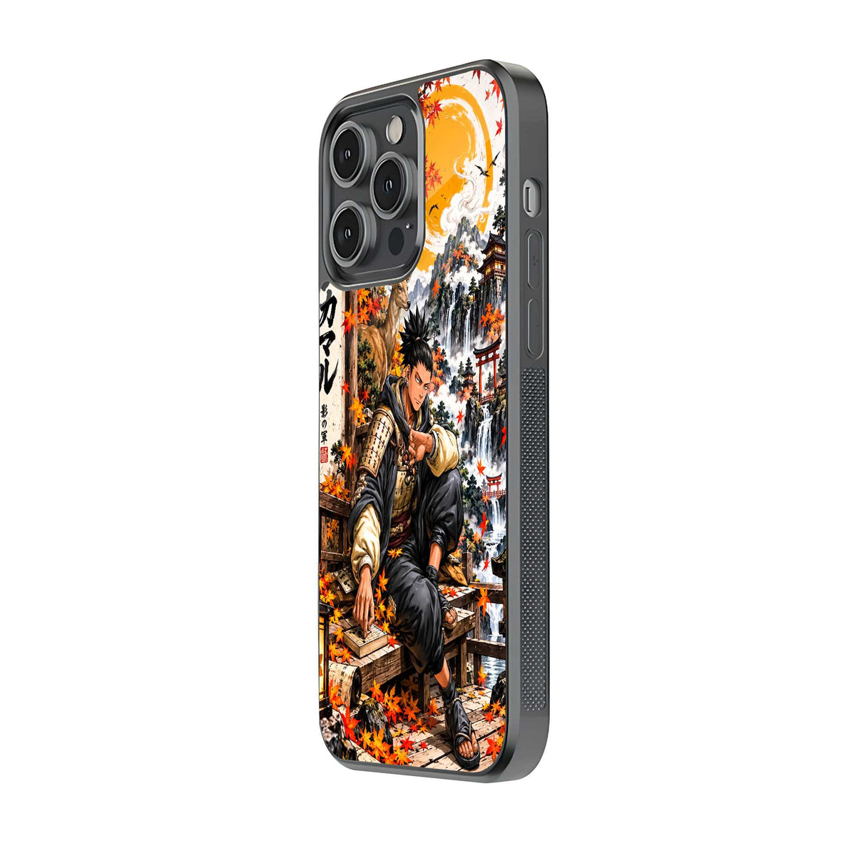 Golden Moon Samurai Glass Case