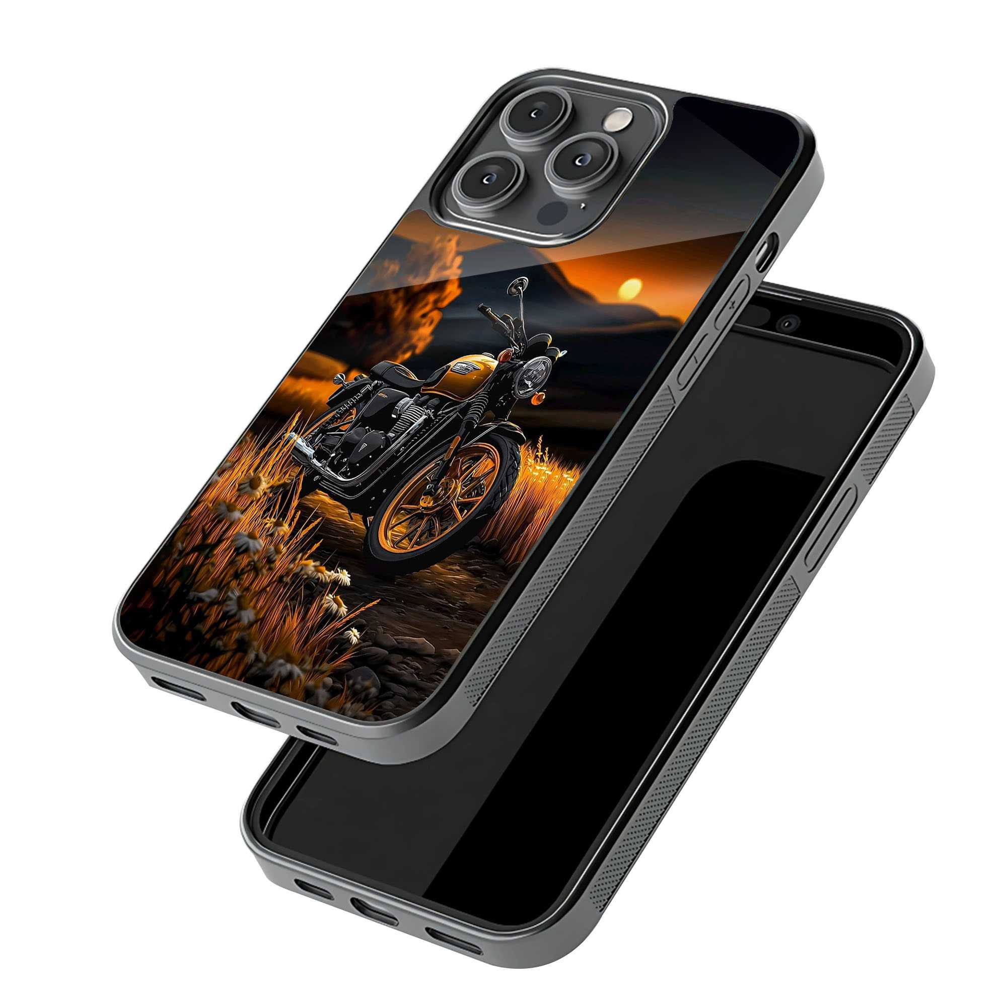 Golden Rider Glass Case