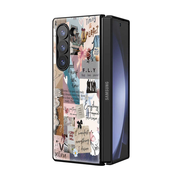 Good Things Ahead Samsung Z Fold Glass Case