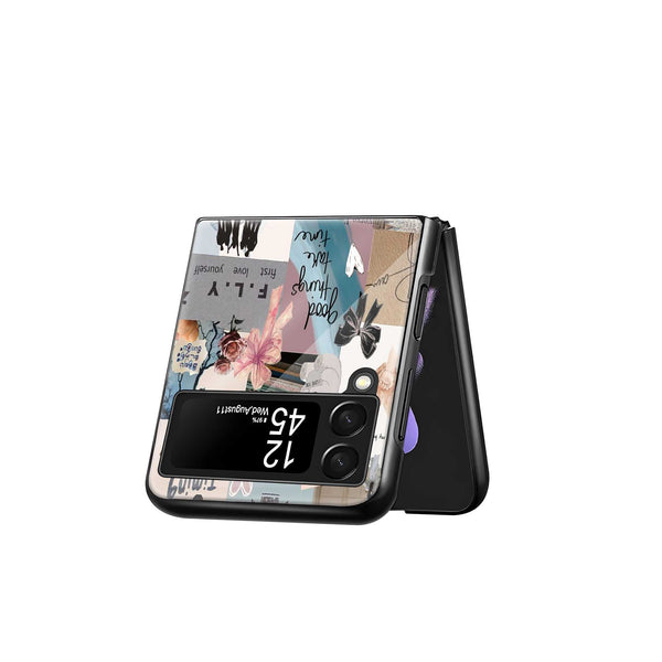 Good Things Ahead Samsung Z Flip Glass Case