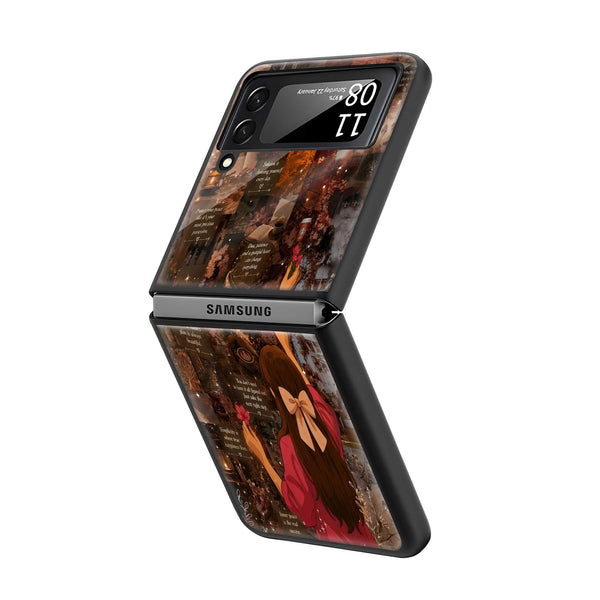 Grateful Heart Samsung Z Flip Glass Case