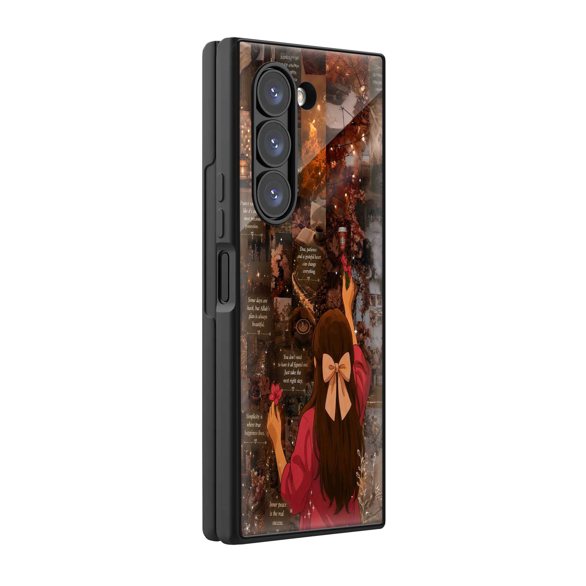 Grateful Heart Samsung Z Fold Glass Case Main image