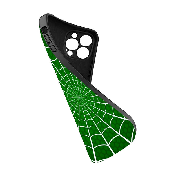 Green Web Silicone Case