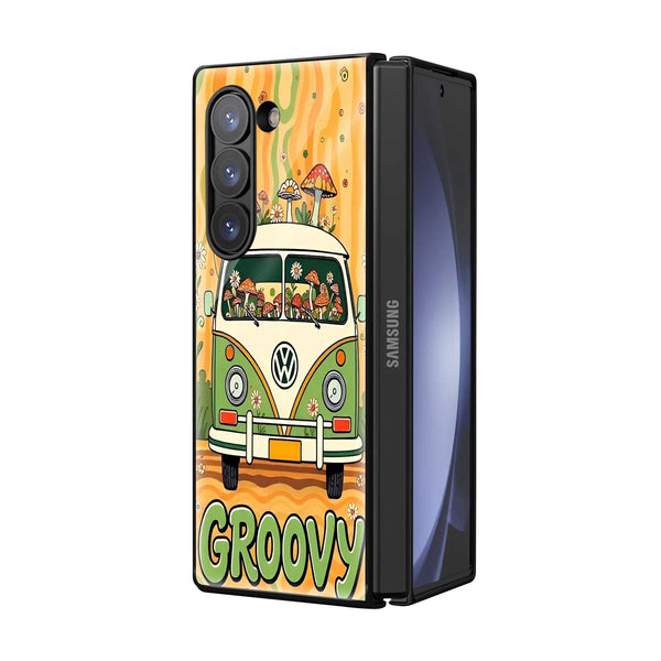 Groovy Ride Samsung Z Fold Glass Case