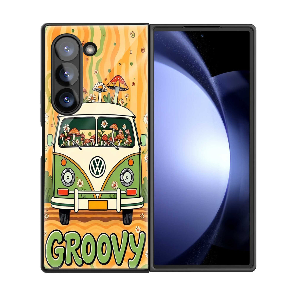 Groovy Ride Samsung Z Fold Glass Case