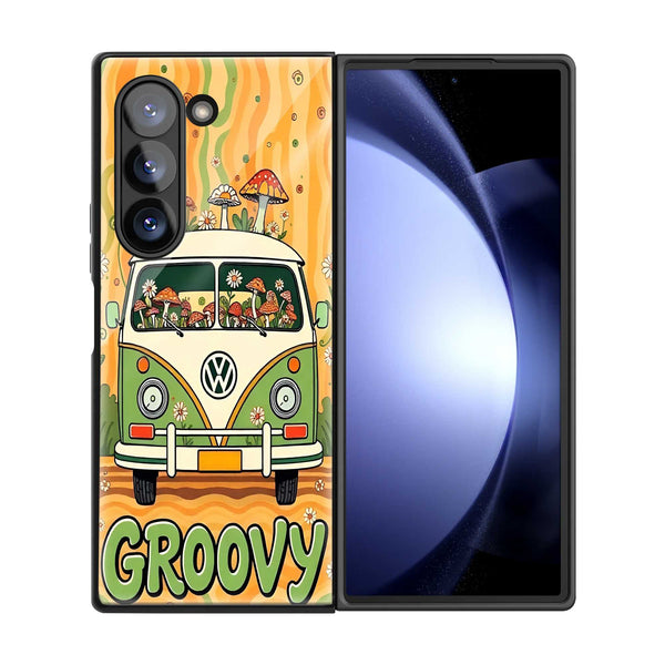 Groovy Ride Samsung Z Fold Glass Case
