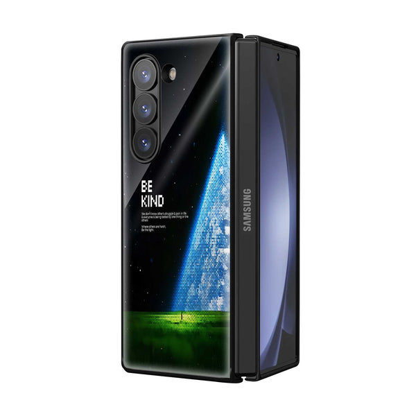 Guiding Light Samsung Z Fold Glass Case