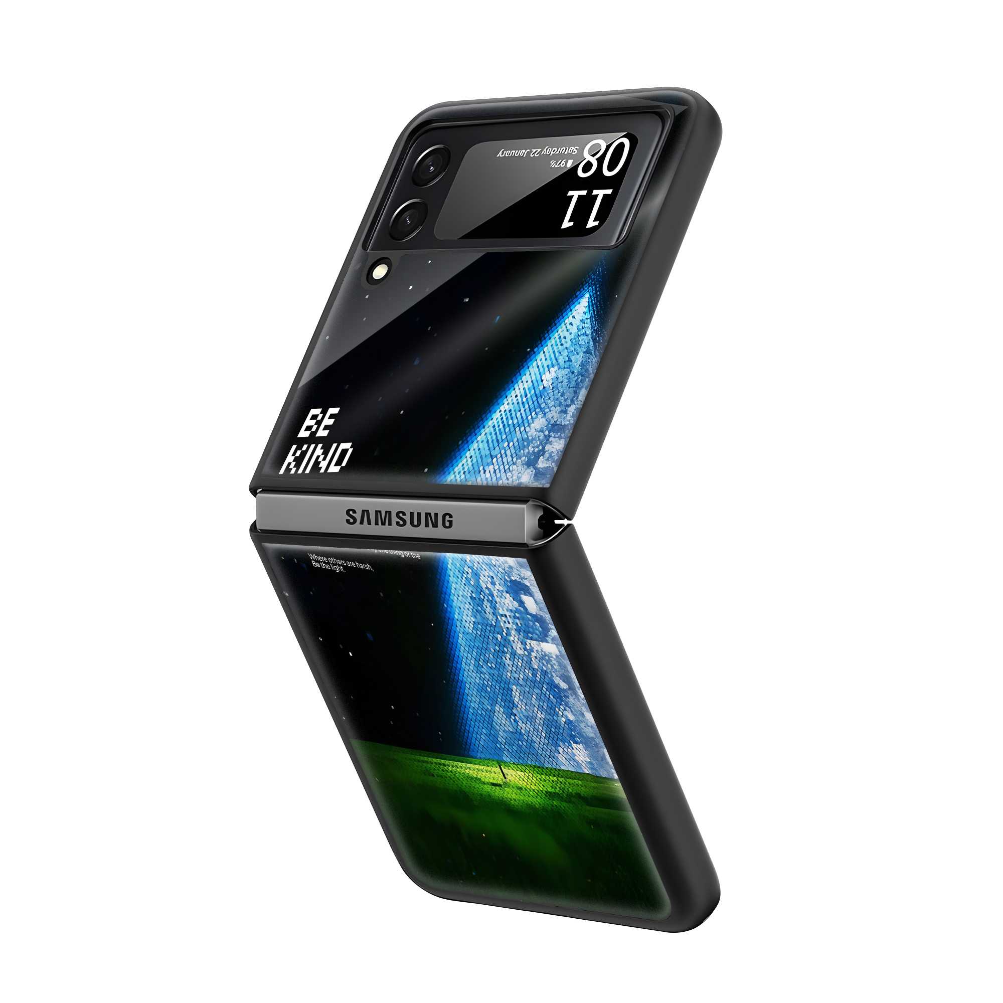 Guiding Light Samsung Z Flip Glass Case