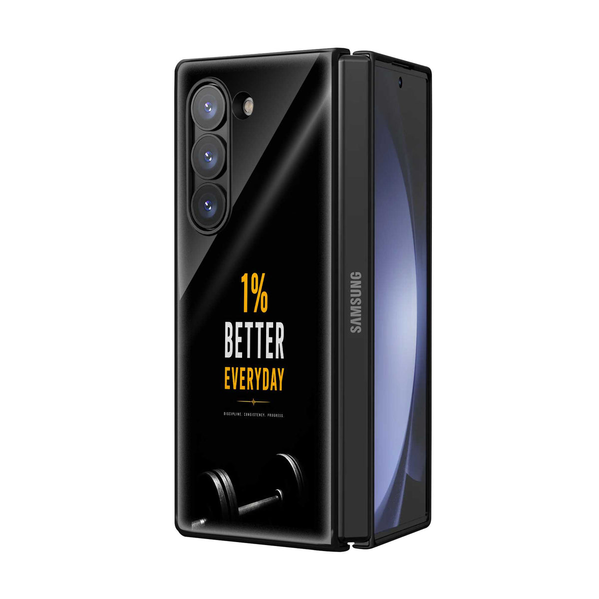 Gym Grit Samsung Z Fold Glass Case