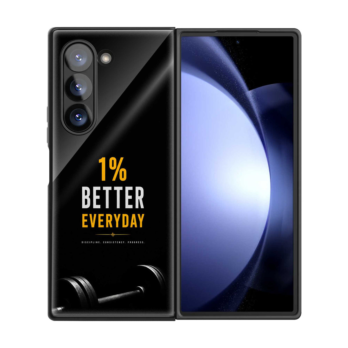 Gym Grit Samsung Z Fold Glass Case
