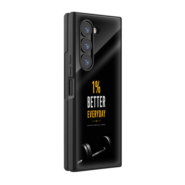 Gym Grit Samsung Z Fold Glass Case