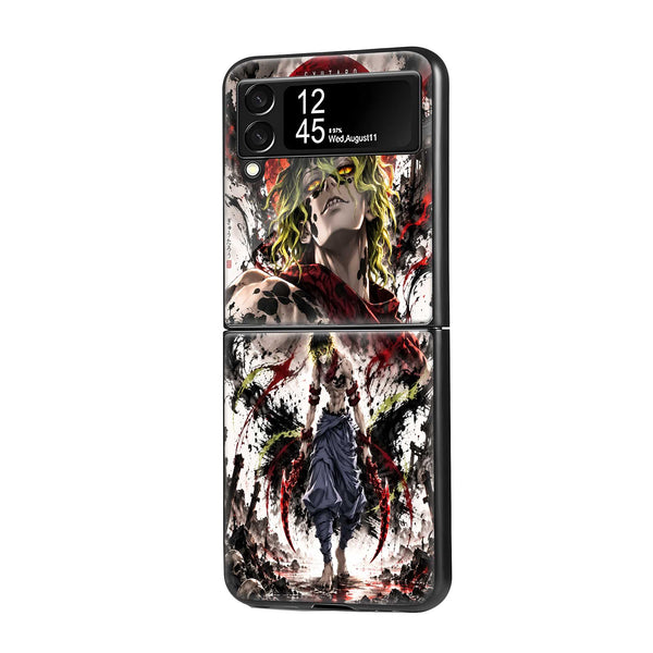 Gyutaro Rage Samsung Z Flip Glass Case