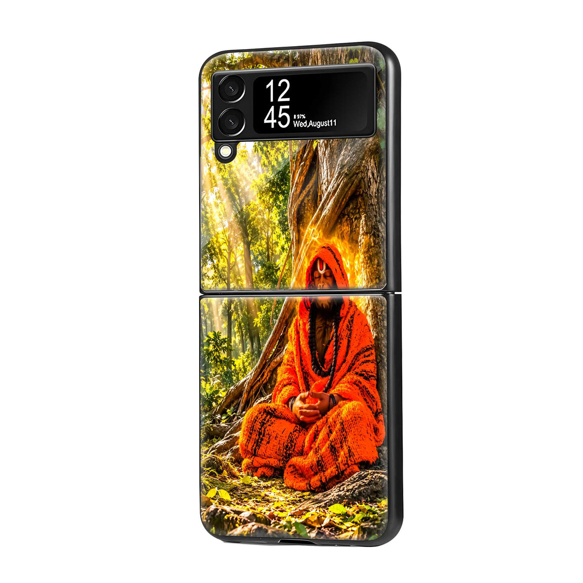 Hanuman Tapasya Samsung Z Flip Glass Case