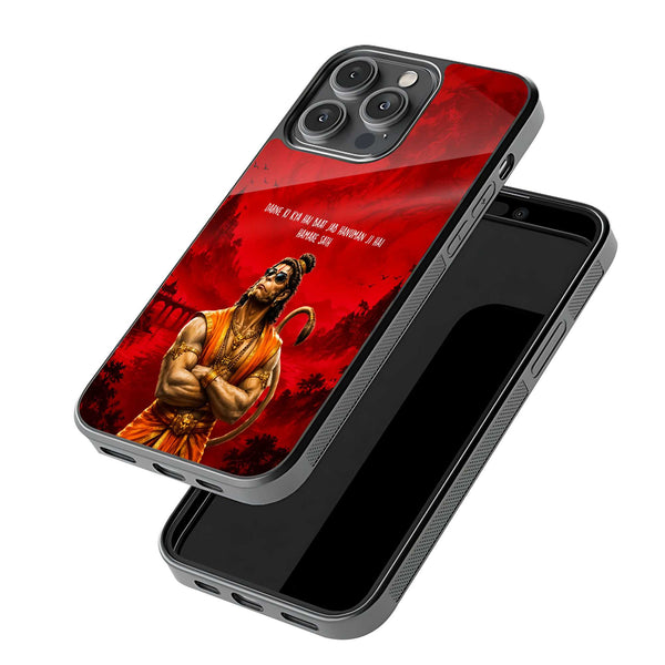 Hanuman Eternal Strength Glass Case