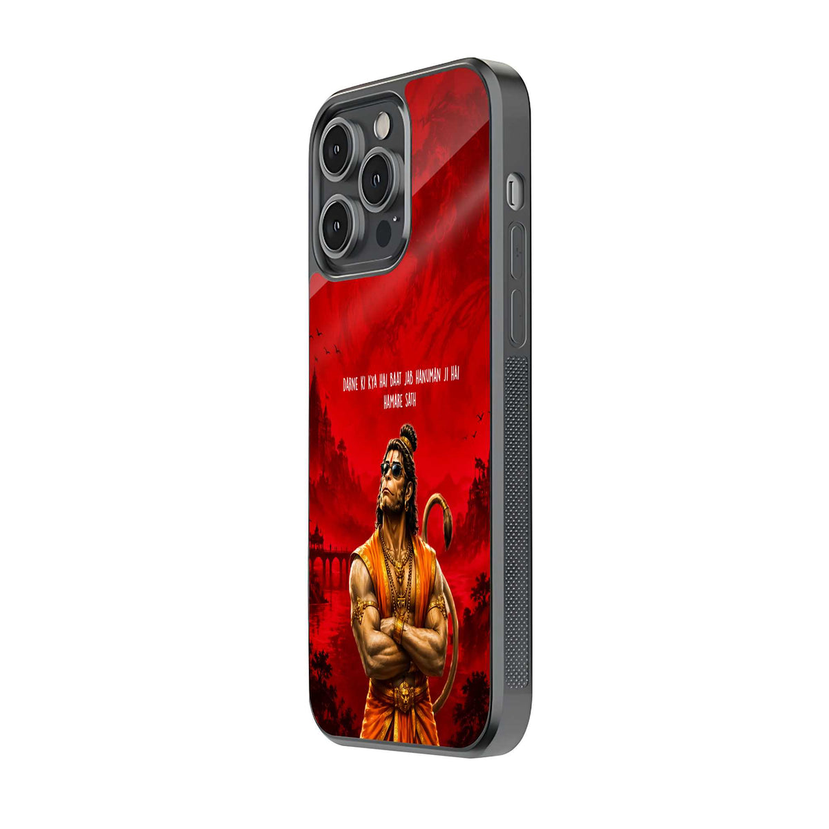 Hanuman Eternal Strength Glass Case