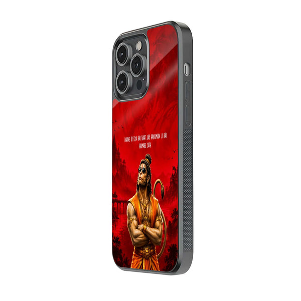 Hanuman Eternal Strength Glass Case
