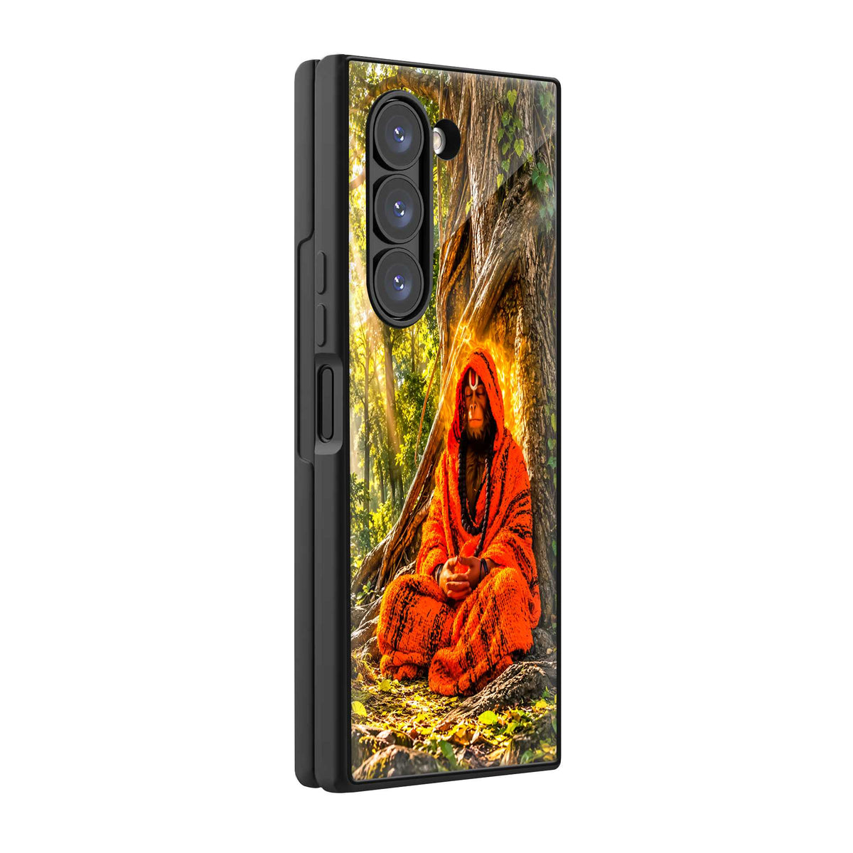 Hanuman Tapasya Samsung Z Fold Glass Case