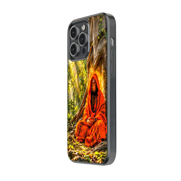 Hanuman Tapasya Glass Case