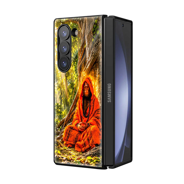Hanuman Tapasya Samsung Z Fold Glass Case