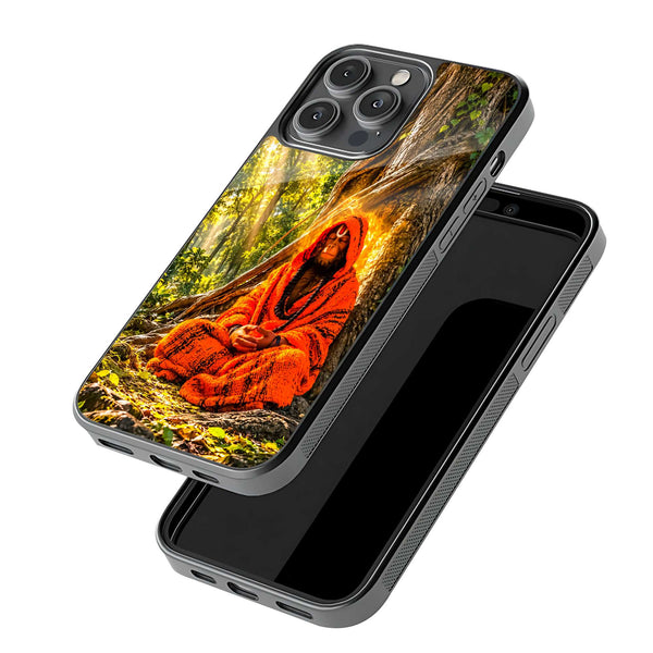 Hanuman Tapasya Glass Case