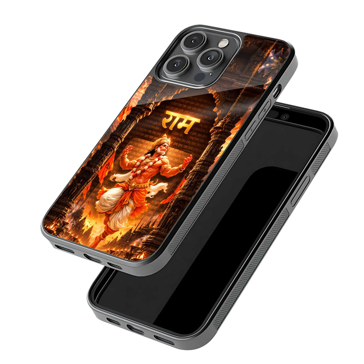Hanuman Jayanti Glass Case