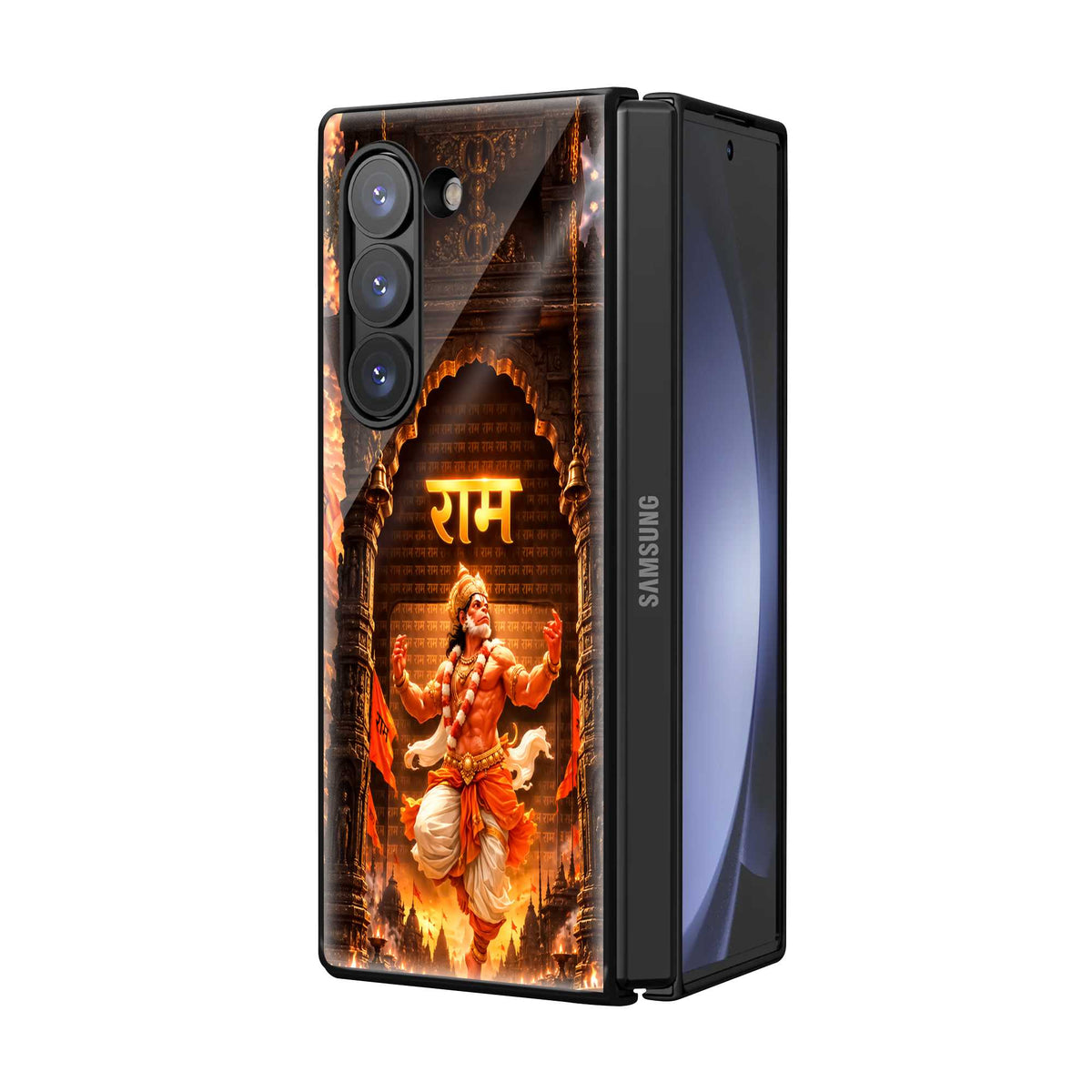 Hanuman jayanti Samsung Z Fold Glass Case