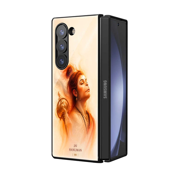 Hanuman ji Samsung Z Fold Glass Case